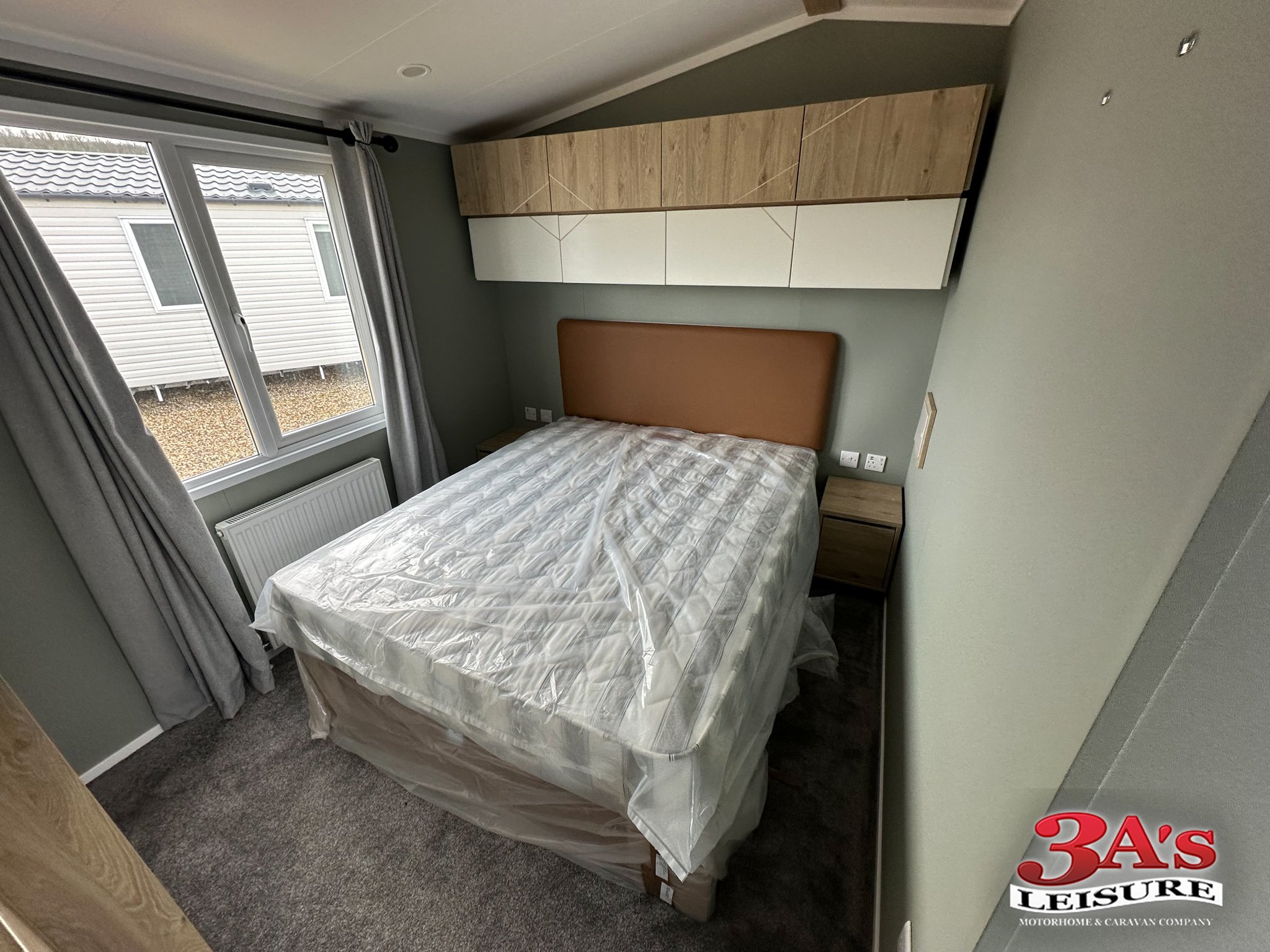 victory bower static caravan master bedroom